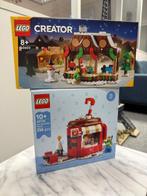 Lego Set - Creator - Le stand de chocolat chaud & L’étal du, Nieuw