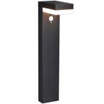 LEDs Light RVS Solar LED Tuinlamp Paallamp met Bewegingssen, Verzenden, Nieuw