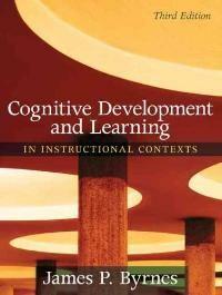 Cognitive Development and Learning in Instructional Contexts, Boeken, Overige Boeken, Gelezen, Verzenden