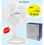 Excellent Tafelentilator, Ophalen of Verzenden, Nieuw, Tafelventilator