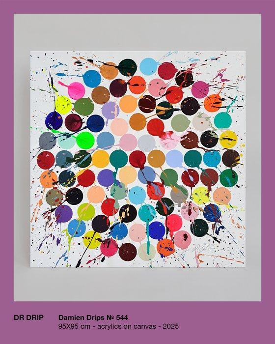 Dr Drip - Damien Drips nº 544, Antiek en Kunst, Kunst | Schilderijen | Modern