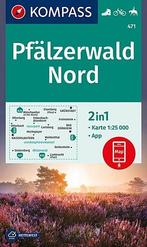 Wandelkaart 471 Pfälzerwald Nord Noord | Kompass, Nieuw, Verzenden