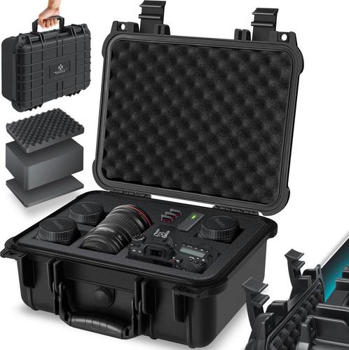 KESSER® Camera Koffer - Cameratas - Schuimrubber - M - Zwart, Hobby en Vrije tijd, Overige Hobby en Vrije tijd, Nieuw, Verzenden