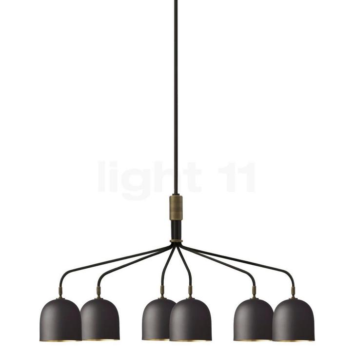 Gubi Howard Kroonluchter 6-lichts, metaal (Hanglampen), Huis en Inrichting, Lampen | Hanglampen, Nieuw, Verzenden