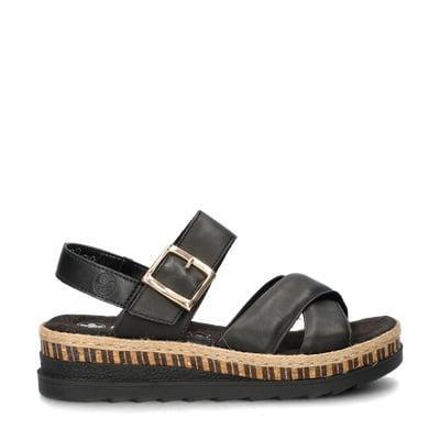 Rieker sandalen voor dames in het Zwart, Kleding | Dames, Schoenen, Sandalen of Muiltjes, Zwart, Nieuw, Verzenden