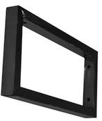 Mat-zwarte vierkante supportbeugel 46x22, Doe-het-zelf en Verbouw, Sanitair, Verzenden, Nieuw