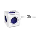 Allocacoc PowerCube Extended Blauw - 1,5 m, Ophalen of Verzenden, Nieuw