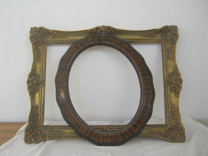 Lijst - Verguld hout, Antiek en Kunst, Antiek | Overige Antiek