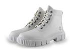 Timberland Boots in maat 38½ Wit | 10% korting, Kleding | Dames, Verzenden, Wit, Overige typen, Zo goed als nieuw