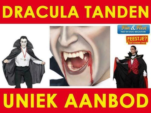 Dracula tanden - Vampier tanden - Gebitjes vampieren, Sieraden, Tassen en Uiterlijk, Overige Accessoires, Nieuw, Ophalen of Verzenden