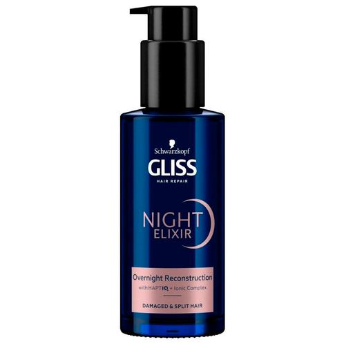 Gliss Overnight Reconstruction Night Elixir, Sieraden, Tassen en Uiterlijk, Uiterlijk | Haarverzorging, Nieuw, Verzenden