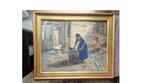 Hendrik Valkenburg (1826-1896) - Frau und die Katze