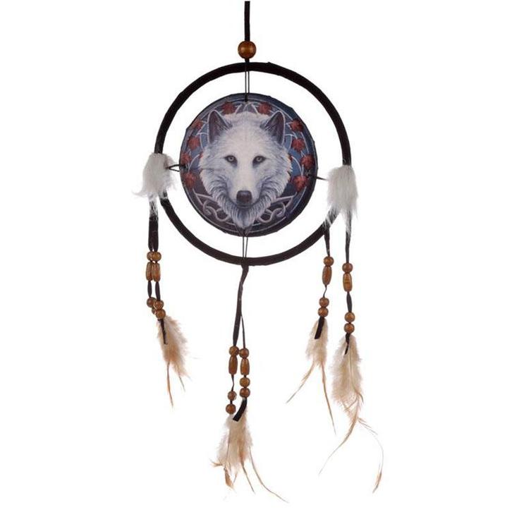 Dromenvanger Lisa Parker Witte Wolf - 16cm NIEUW, Huis en Inrichting, Woonaccessoires | Overige, Nieuw, Ophalen of Verzenden