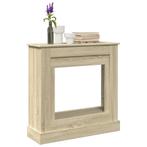 vidaXL Haardombouw 90x30x90 cm bewerkt hout sonoma, Huis en Inrichting, Haarden, Verzenden, Nieuw