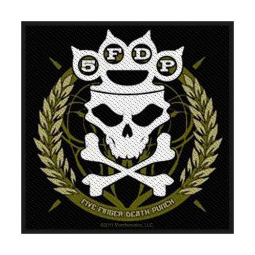 Five Finger Death Punch Knuckles Crown Patch officiële merch, Verzamelen, Muziek, Artiesten en Beroemdheden, Kleding, Nieuw, Ophalen of Verzenden