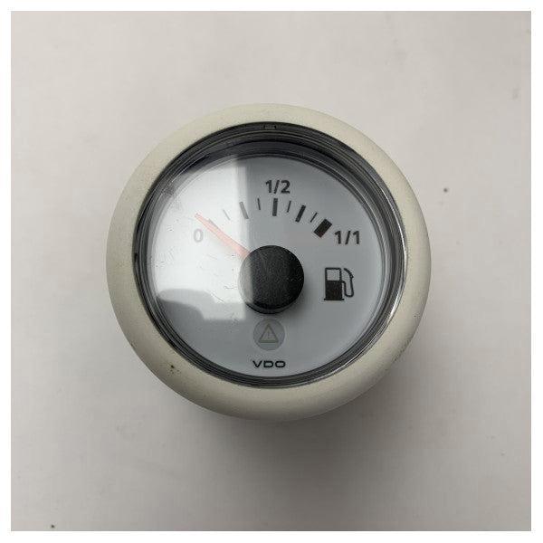 Bieden: VDO A2C53412992 12/24V fuel level indicator white, Watersport en Boten, Bootonderdelen, Motor en Techniek, Nieuw, Zeilboot of Motorboot