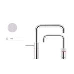 Quooker Nordic Square Twintaps met PRO3 VAQ-E Boiler RVS, Doe-het-zelf en Verbouw, Sanitair, Ophalen of Verzenden, Nieuw
