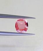 Oranje, Roze Padparacha saffier - 1.08 ct - Gem research, Sieraden, Tassen en Uiterlijk, Edelstenen, Nieuw