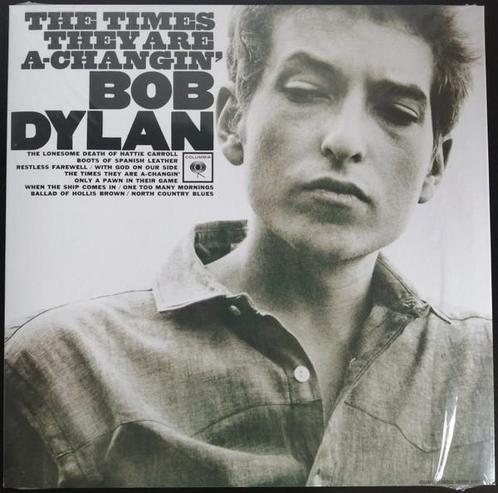 Bob Dylan - The Times They Are A-Changin&#39;  (vinyl LP), Cd's en Dvd's, Vinyl | Rock, Nieuw in verpakking, 12 inch, Singer-songwriter