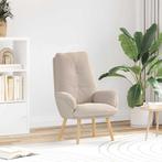 vidaXL Ontspanningsstoel Lichtgrijs 69 x 74 x 93 cm Stof, Huis en Inrichting, Fauteuils, Verzenden, Nieuw