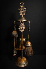 Openhaard accessoire - Koper - Nautische haardset 4 deli