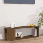 vidaXL Tv-meubel 100x24x32 cm bewerkt hout bruin eikenkleur, 100 tot 150 cm, Verzenden, Nieuw, Minder dan 25 cm
