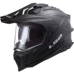 LS2 MX701 Explorer Solid Matt Zwart ECE 22.06 Adventurehelm, Motoren, 3XL of groter, Nieuw met kaartje, Overige merken, Heren