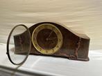 Mantel clock - Arthobel - Art Deco Glas, Hout, Messing -