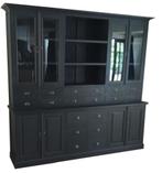 Buffetkast zwart Baarn 250cm, Huis en Inrichting, Ophalen of Verzenden, Nieuw