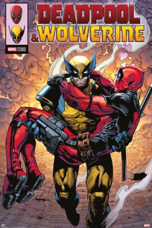 Poster Marvel Deadpool and Wolverine 2 61x91,5cm, Verzamelen, Posters, Nieuw, A1 t/m A3, Verzenden