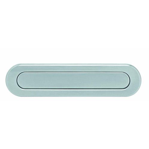 Intersteel Briefplaat ovaal met veer - RVS, Tuin en Terras, Brievenbussen, Nieuw, Verzenden