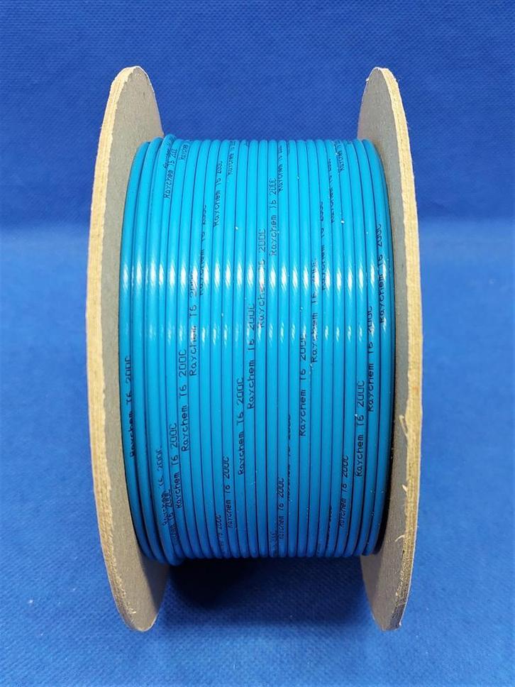 ETFE Kabel van TE: Raychem T6 200°C: 2,5 mm2 - Blauw - 50m., Auto-onderdelen, Elektronica en Kabels, Nieuw, Verzenden