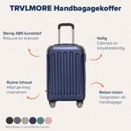2dekans | TRVLMORE Handbagage Koffer - 38L - Cijferslot -, Ophalen of Verzenden, Gebruikt