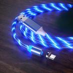 USB 2.0 - USB-C Magnetische Oplaadkabel 1 Meter Gevlochten, Verzenden, Nieuw