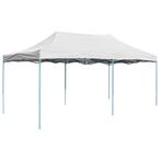 vidaXL Partytent inklapbaar 3x6 m staal wit, Verzenden, Nieuw, Partytent