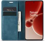ProGuard OnePlus Nord 3 Wallet Hoesje Vintage Leder Blauw, Telecommunicatie, Verzenden, Nieuw, Hoesje of Tasje