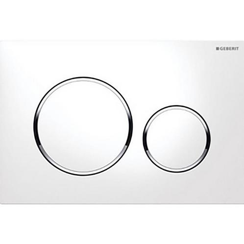 Geberit Sigma 20 Drukplaat - Wit/Glans Wit, Doe-het-zelf en Verbouw, Sanitair, Nieuw, Ophalen of Verzenden