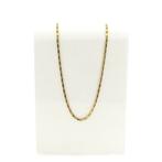 Gouden scroll schakel ketting; Midas | 54 cm, Sieraden, Tassen en Uiterlijk, Ophalen of Verzenden, Gebruikt, Overige kleuren, Goud