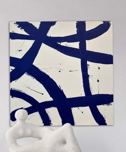 Stefanie Raus - Blue II 513 XXL, Antiek en Kunst, Kunst | Schilderijen | Modern