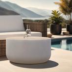 Ronde salontafel Ronan, voor binnen & buiten, 80x39,5 cm - w, Verzenden, Nieuw