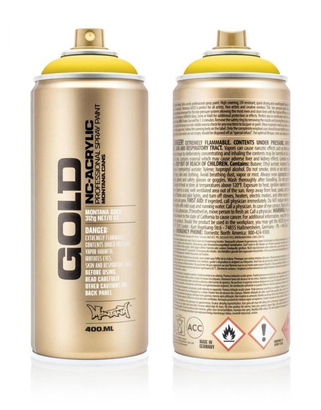 Montana Gold G1020 Citrus 400 ml, Doe-het-zelf en Verbouw, Verf, Beits en Lak, Nieuw, Ophalen of Verzenden