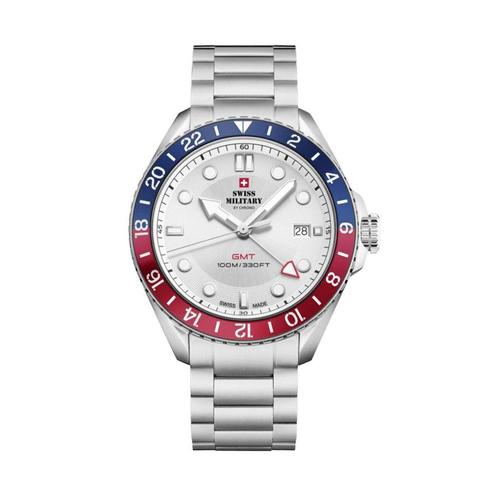 Horloge Heren Swiss Military Hanowa SM34095.02, Sieraden, Tassen en Uiterlijk, Zonnebrillen en Brillen | Heren, Verzenden