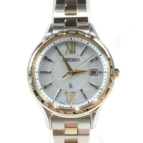 Seiko - Lucia Radio Solar Shell Dial - Zonder Minimumprijs -, Sieraden, Tassen en Uiterlijk, Horloges | Antiek