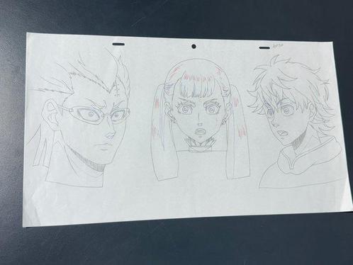 Studio Pierrot - Originele pan-animatie tekening (42x24 cm), Cd's en Dvd's, Dvd's | Tekenfilms en Animatie