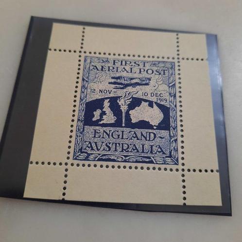 Australië 1920/1920 - Eerste luchtpostvlucht van Engeland, Postzegels en Munten, Postzegels | Europa | UK