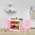 Lina® Kindermeubel Set - Met Tafel, Stoelen en Opbergruimte, Ophalen of Verzenden, Nieuw, Tafel(s) en Stoel(en)