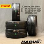 225/40/19 255/35/19 Pirelli zomerbanden 5,8/6,4mm profiel 4X, 19 inch, Gebruikt, 255 mm, Ophalen of Verzenden