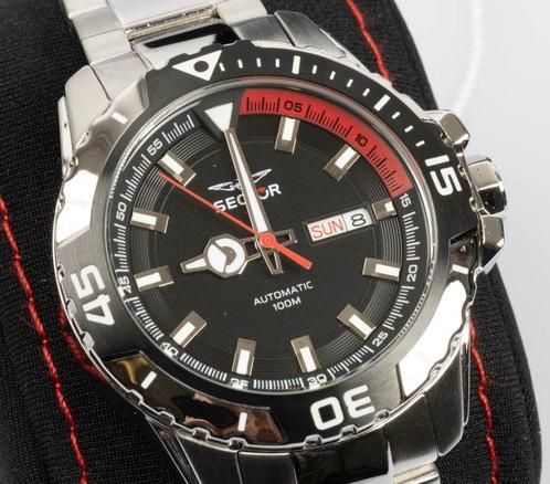 Sector - Legend - Automatic - Black - 100 M - 43 mm - Zonder, Sieraden, Tassen en Uiterlijk, Horloges | Heren