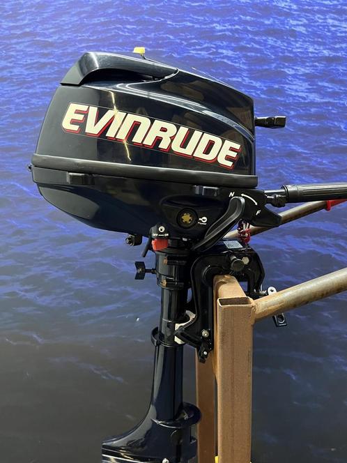Buitenboordmotor - Evinrude, Watersport en Boten, Buiten- en Binnenboordmotoren, Minder dan 5 pk, Viertaktmotor, Benzine, Zo goed als nieuw