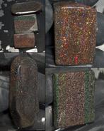 124,85 ct - Grote natuurlijke Andamooka zwarte opaal, mooi